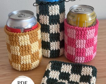 CROCHET PATTERN | Can Sleeve | Cozy | Bottle Hugger | PDF Pattern