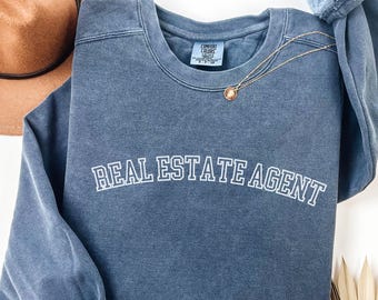 Real Estate Agent Sweatshirt ,Realtor Gift, Real Estate Life Crewnecks, Realtor Apparel, retro Real Estate Sweater, Realtor Holiday Gift