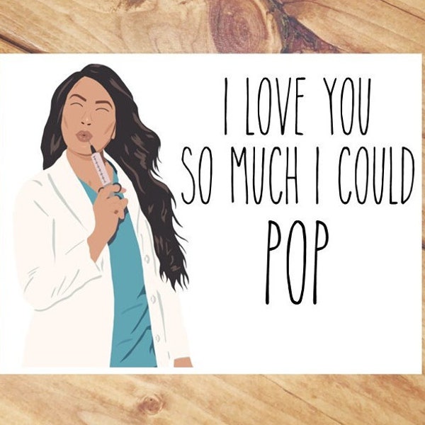 I Love You So Much I Could Pop - I Love You Card - Anniversary Card