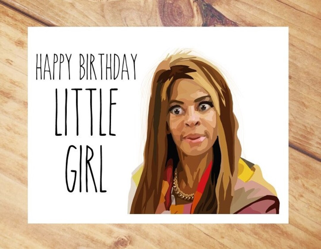 Happy Birthday Little Girl Birthday Card Etsy