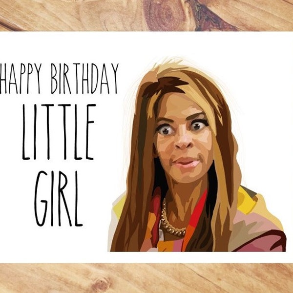 Happy Birthday Little Girl - Birthday Card