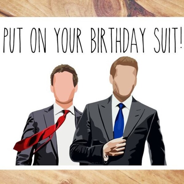 Put On Your Birthday Suit -  Birthday card