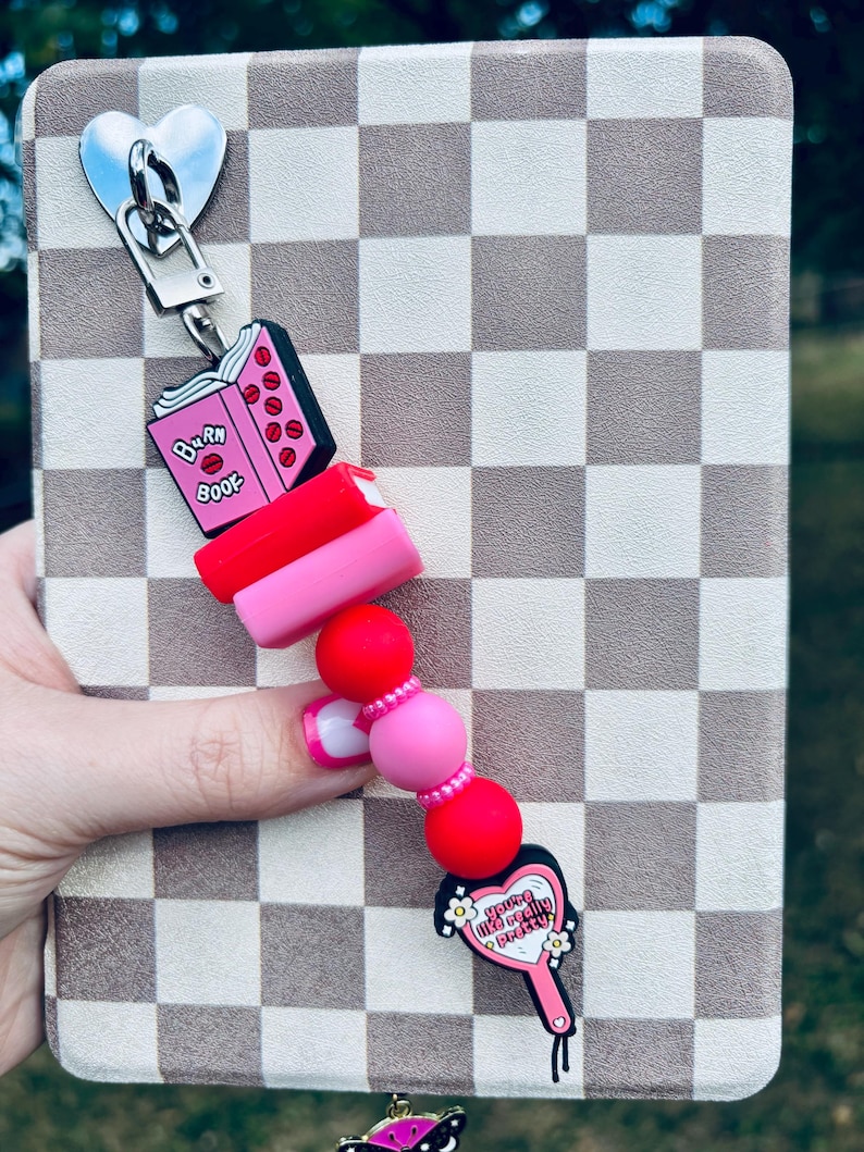 Book Stack Inspired, Bookish Keychain, Bookish Accessory, Booktok