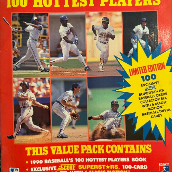 Must-Have 1990 Baseball Magazine - Top 100 Players Edition | Vintage Sports Memorabilia