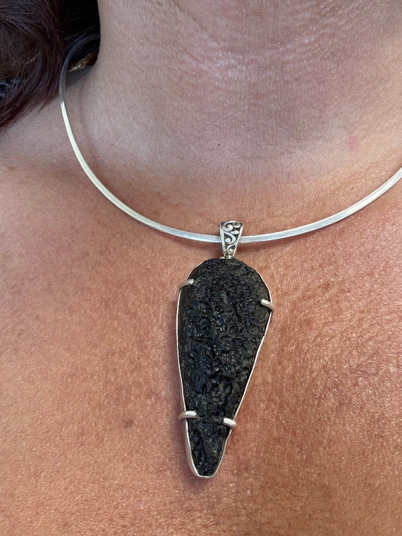 Sterling Silver Tektite