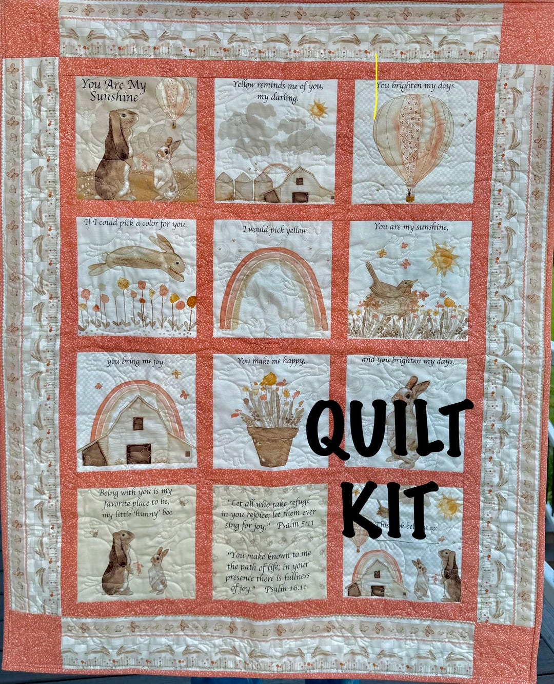 You Are My Sunshine Quilt Kit - Etsy