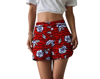 african print shorts for women by africanclothingetc