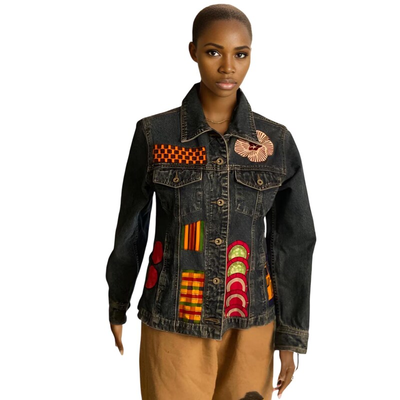African Print Jacket - Etsy