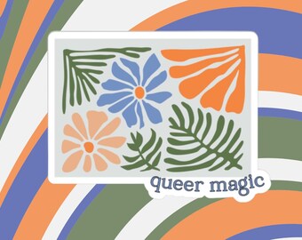 La magia queer è meravigliosa - Adesivo che afferma l'orgoglio LGBTQ+