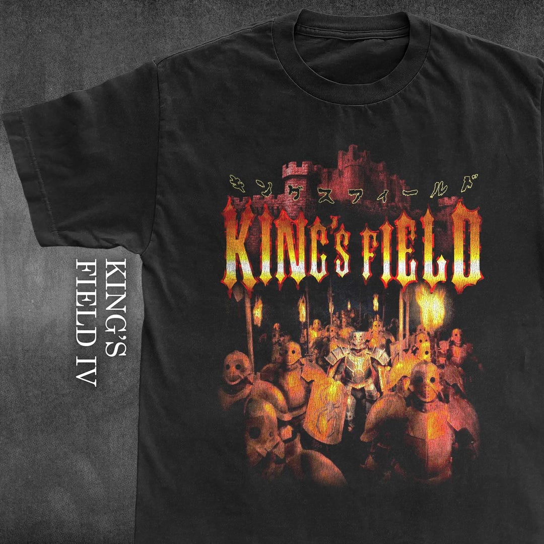 KING'S FIELD IV - Vintage Style Tshirt - Etsy