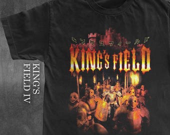 KING'S FIELD IV - Camiseta estilo vintage