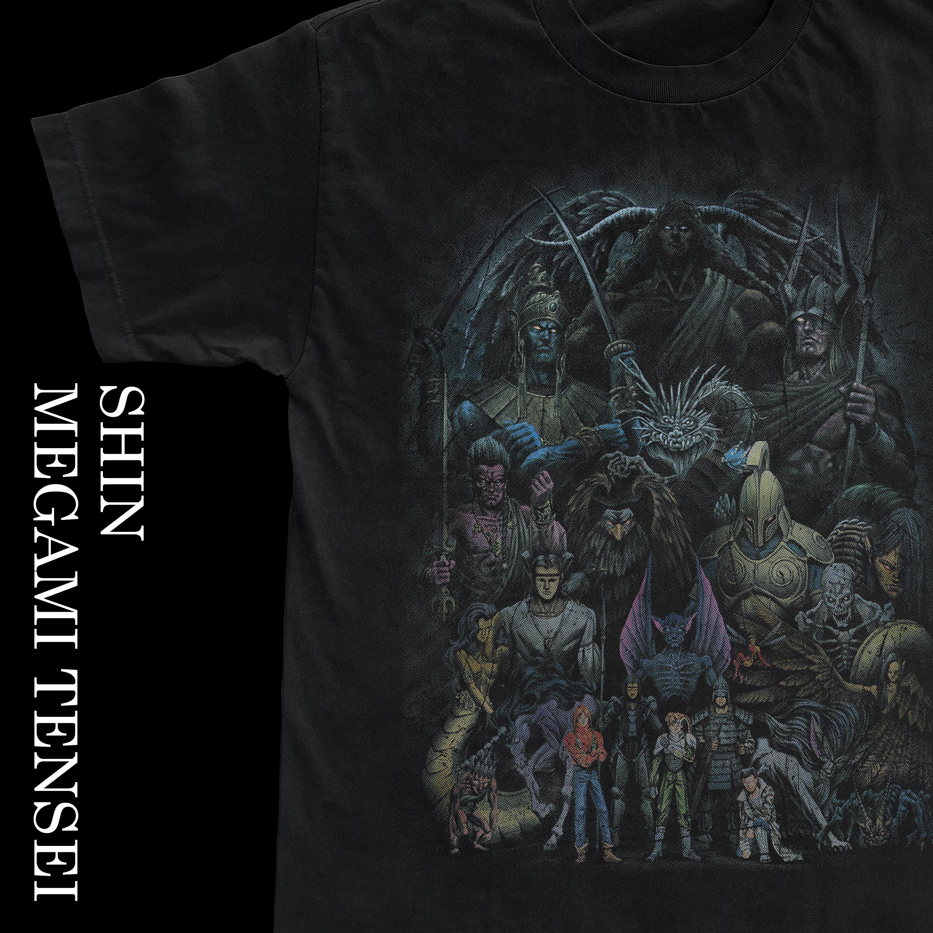 Shin Megami Tensei - Vintage Style Tshirt - Etsy
