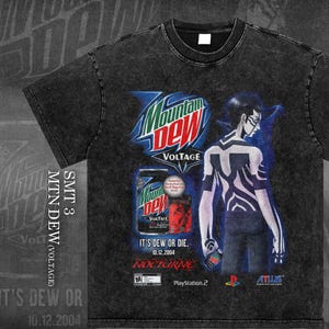 SMT 3 MTN DEW - Snow Wash Vintage Style Tshirt