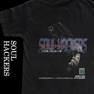 Soul Hackers - Vintage Style Tshirt