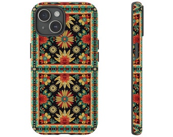 Precolumbian Pattern iPhone 14 iphone 15 Galaxy S23 Case