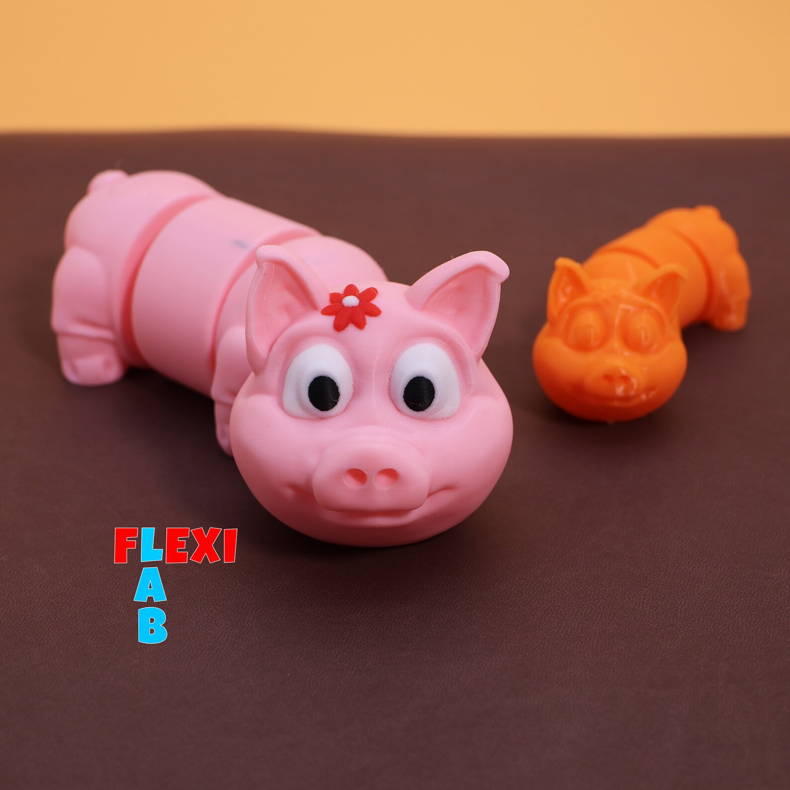 Flexi Cute Pig as STL File for 3D Printing. Easy to Print - Flexilab - Etsy