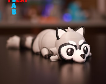 Cute raccoon as 3D printing file - FLEXI LAB