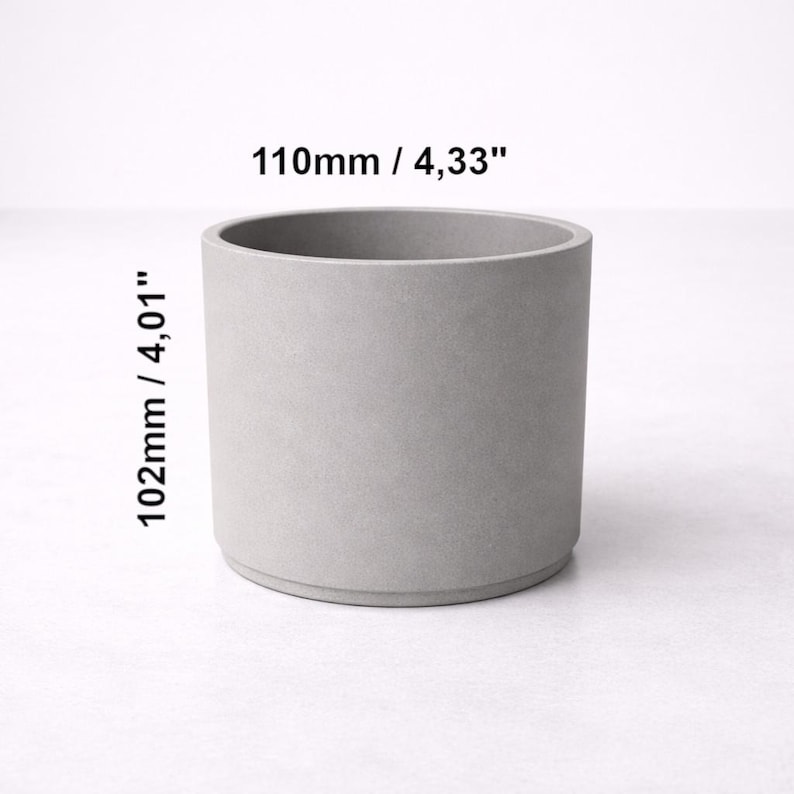 Moldes de silicona para impresoras 3D - Molde de hormigón, archivo STL para moldes de silicona, descarga digital + licencia comercial imagen 2