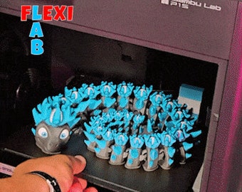 Flexi Pearl Dragon for 3D printing as STL and 3mf file - FlexiLAB