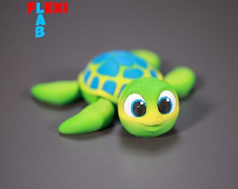 3D printer file: Movable turtle as STL file | 3D Turtle | 3D Printing Models | 3dprint Flexi LAB