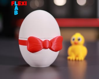 STL file for Easter - A chick in a surprise egg for your 3D printer