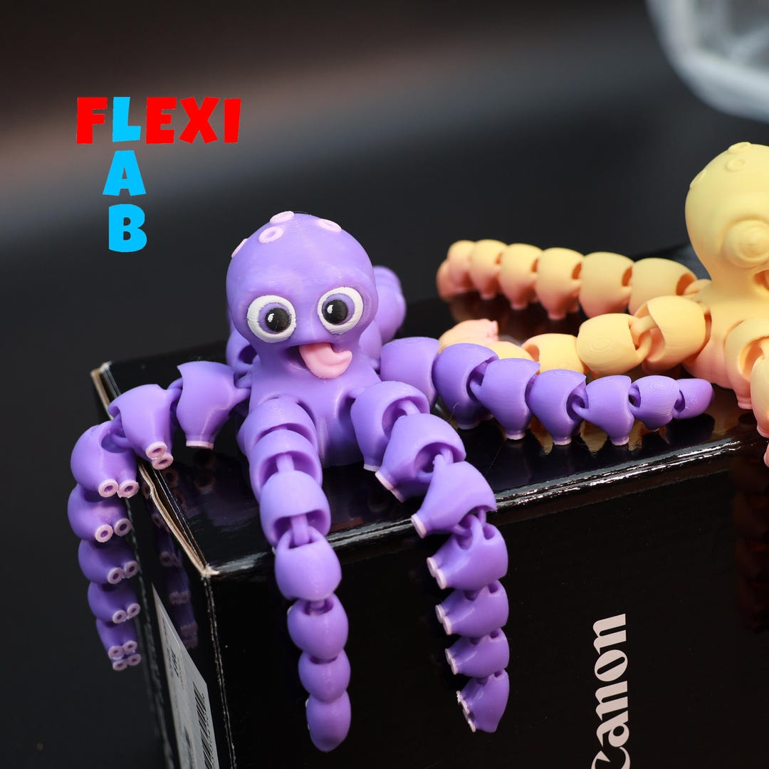 3D Octopus File for 3D Printer - Flexi LAB - Etsy