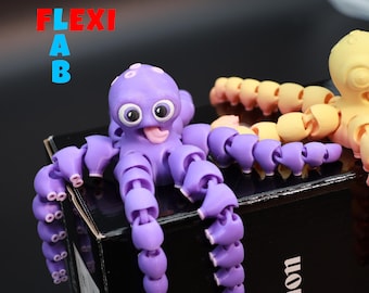 3D Octopus File for 3D Printer - Flexi LAB