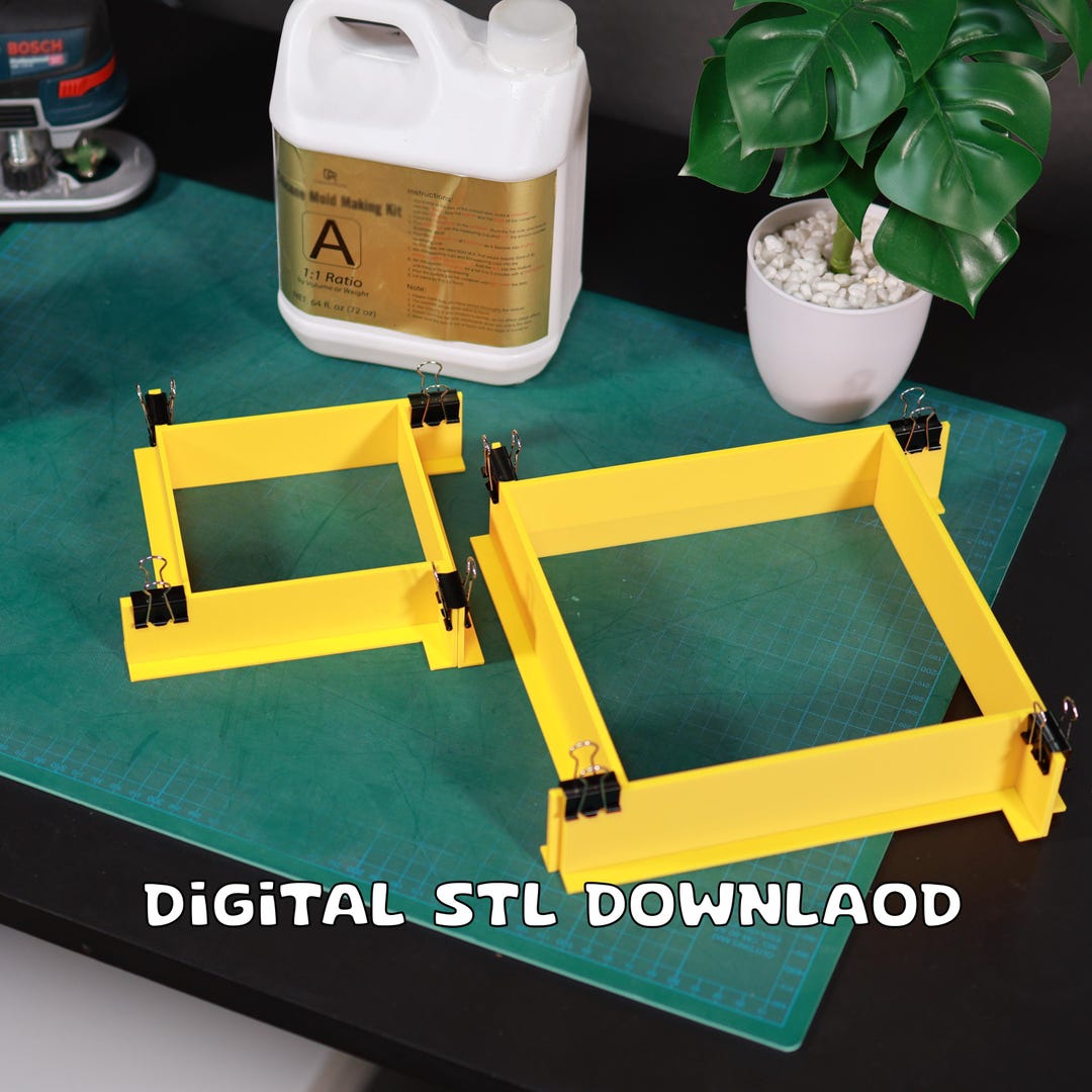 Mold STL File for 3D Printers in 2 Sizes. Adjustable Casting Molds for ...