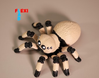 3D Printer STL File Flexi Tarantula Spider - Movable Toy Tarantula