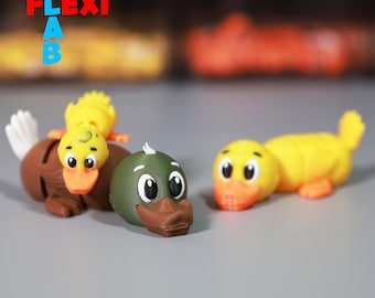 Movable little duck as 3D printer file - FLEXI LAB