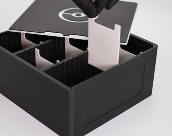 Pokemon TCG Storage Box for about 1650 trading cards STL 3D printer file for trading cards collectors