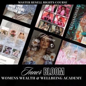 Inner Bloom Course With Master Resell Rights, Done For You Digital Products, Manifestation, Digital Marketing, PLR