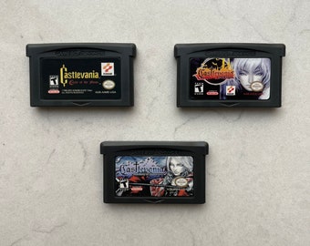 Castlevania GBA Gameboy Color Advance Harmony of Dissonance Aria of Sorrow Circle of the Moon