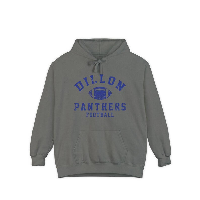 Dillon Panthers Hoodie, Friday Night Lights Comfort Colors Sweatshirt Grey