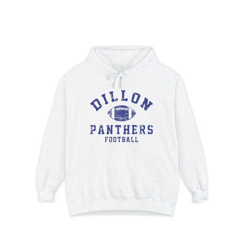 Dillon Panthers Hoodie, Friday Night Lights Comfort Colors Sweatshirt White