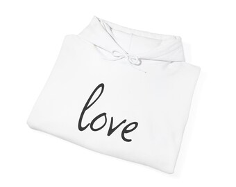 Love Hoodie - Valentine's Day Unisex Cotton Blend Sweatshirt