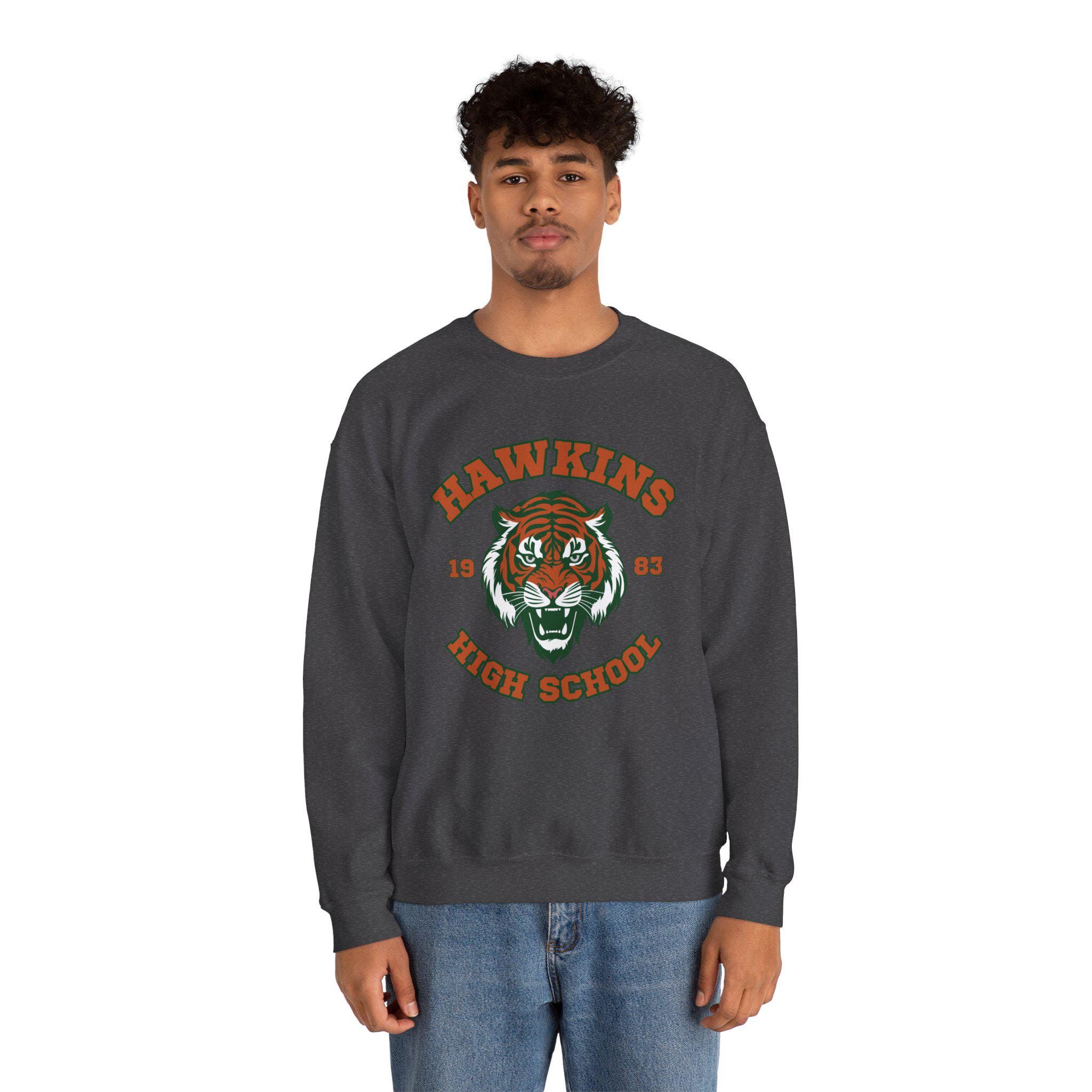 Hawkins High School Sweatshirt, Stranger Things TV Show, 80s Retro