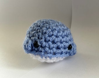 Crochet Mini Whale Plushie