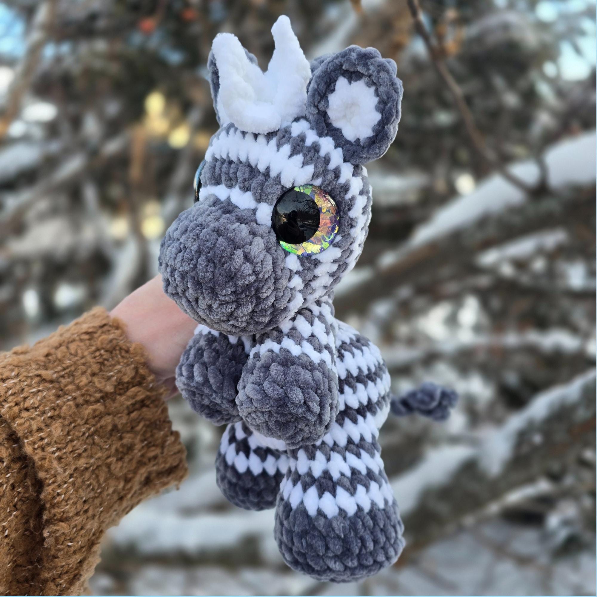 Zippy the Zebra Crochet Pattern, Sploot Series - Etsy