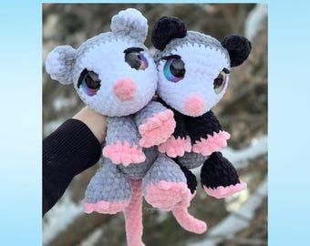 Wzór szydełkowy „Pieprzowy Opos”, seria Sploot