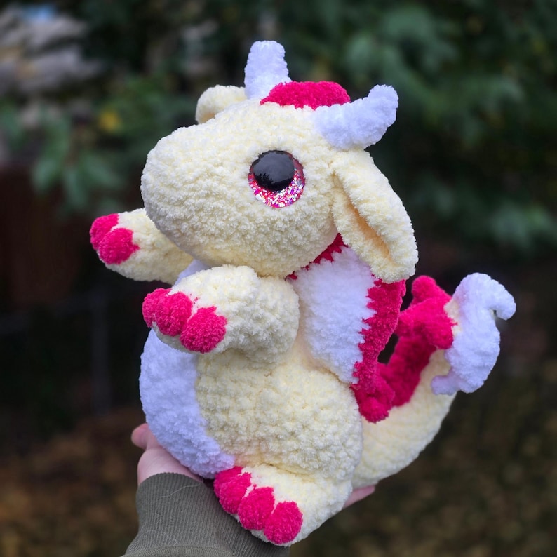 Standing Playful Dragon Pattern, Crochet Dragon Pattern, Customizable Playful Dragon - PDF image 2