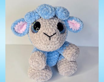 Lily the Lamb Crochet Pattern, Crochet Lamb Pattern, Sheep, Sploot