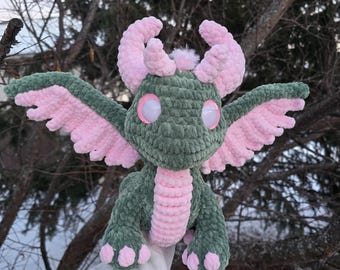 Pyrie the Baby Phoenix Dragon Pattern, Crochet Dragon Pattern