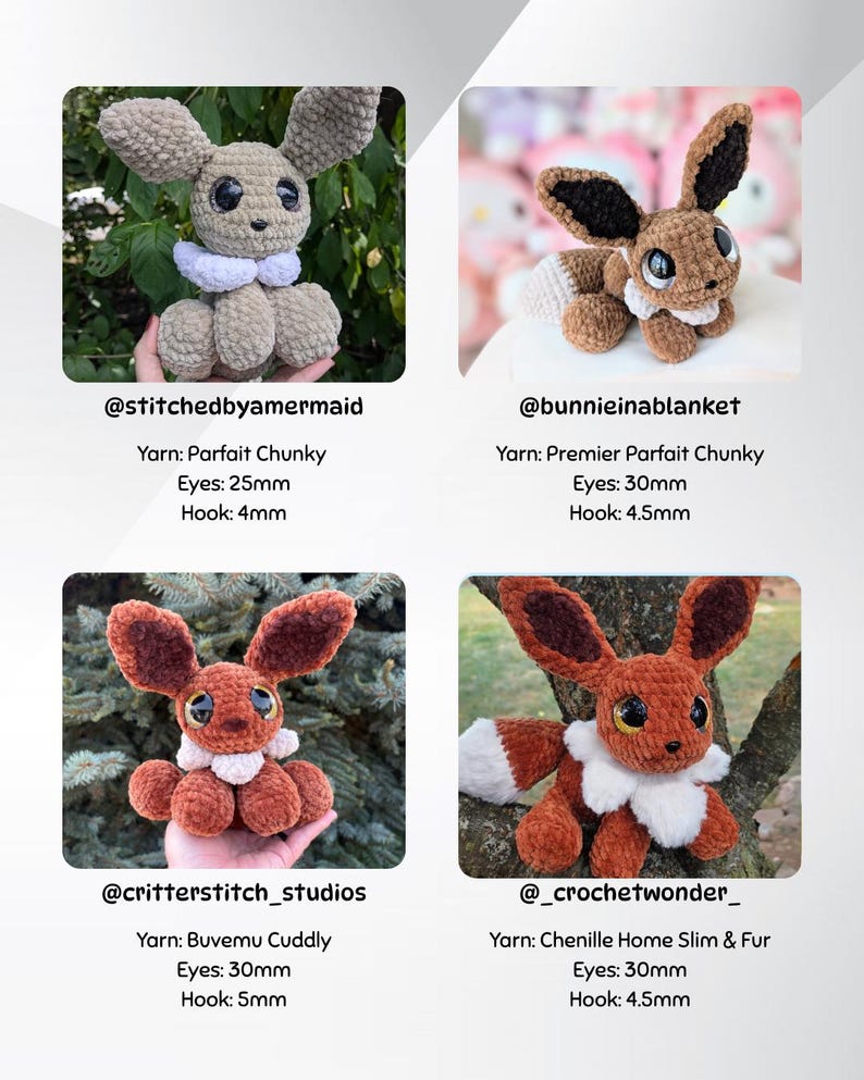 Floof Fox Crochet Pattern, Crochet Fox pattern, Sploot Series image 6