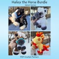 Hailey the Horse Crochet Pattern Bundle, Sploot Series
