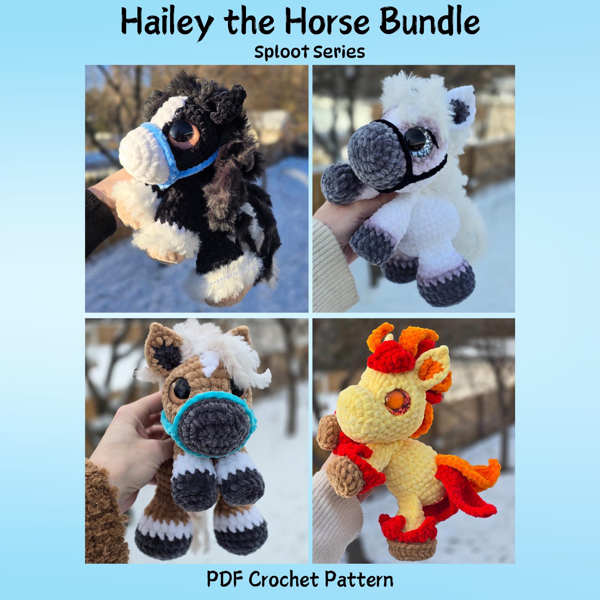 Hailey the Horse Sploot Pattern