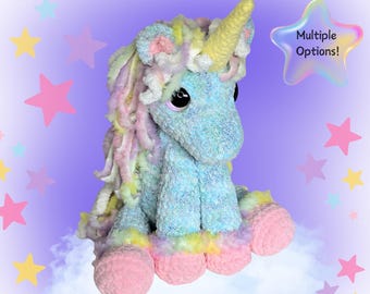 Alida the Unicorn Crochet Pattern PDF, Crochet Unicorn PATTERN, Crochet Unicorn - Amigurumi, Unicorn Plush Pattern by Snugglebeanscrochet