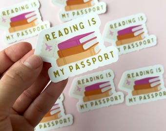 Reading Sticker For Book Lover Summer Reading Sticker Cute Bookish Reader Accessory For E Reader Literary Stickers