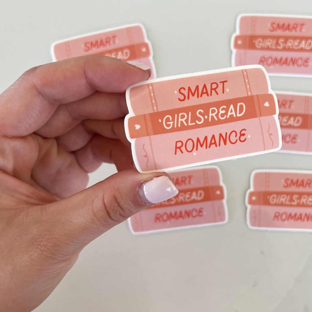 Book Lover Sticker Romance Reader Stickers Cute Bookish Gift for Book ...
