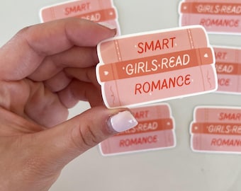Book Lover Sticker Romance Reader Stickers Cute Bookish Gift For Book Club Sticker Romance Bookish Gifts For Readers
